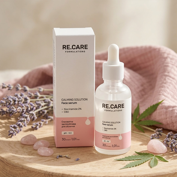 Re Care Calming Solution Face Serum заспокійлива сироватка 30 мл