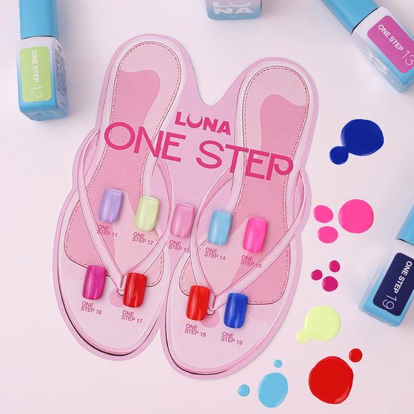 Однофазний гель лак для педикюру LUNAmoon Gel Polish One Step №15