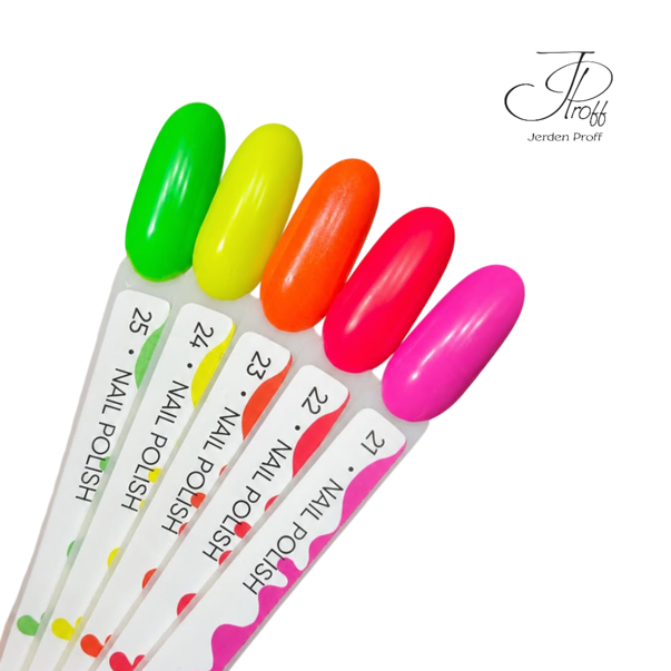 Jerden Proff Лак для ногтей Nail Polish №25 салатовый 5 мл: купить