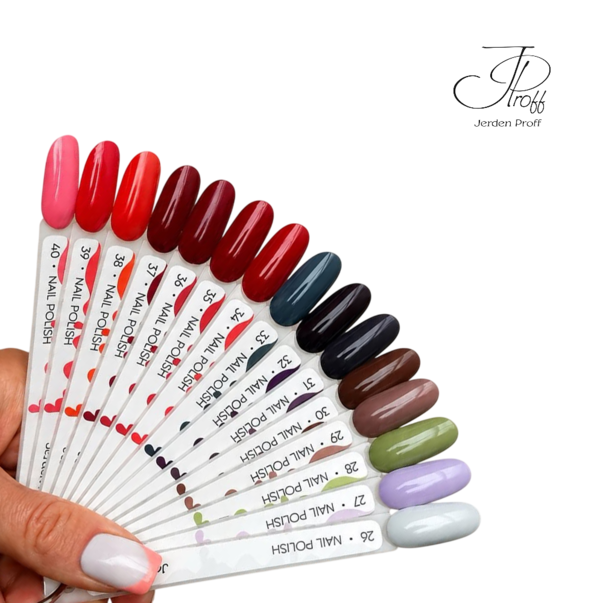 Jerden Proff Лак для ногтей Nail Polish №31 темно-фиолетовый 5 мл