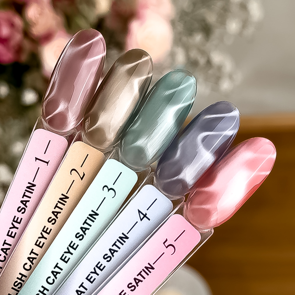 Crooz гель лак Cat Satin №1 Rose сатиновый розовый 8 мл: купить