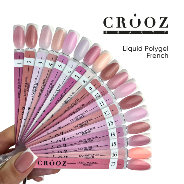 Crooz Жидкий полигель Liquid Polygel French №08 телесный 15 мл