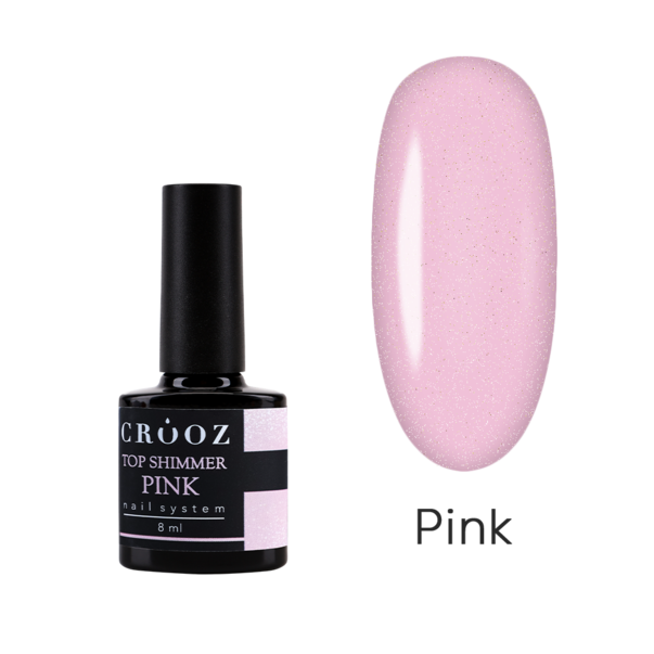 CHC16 クリスタルスピニングプレートminiラメ★Cosmichemp Crooz Закріплювач для гель лаку Top Shimmer Pink 8 мл: купити