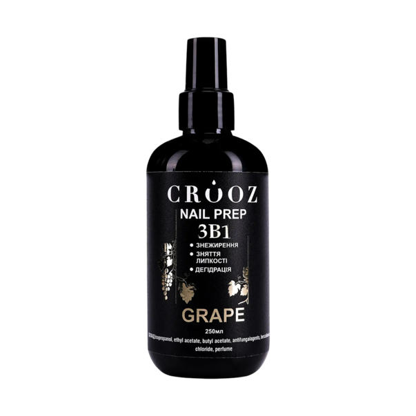 Подготовка и завершение маникюра Crooz Nail Prep 3 в 1 250 мл