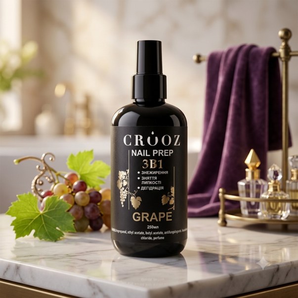 Подготовка и завершение маникюра Crooz Nail Prep 3 в 1 250 мл