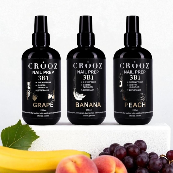 Подготовка и завершение маникюра Crooz Nail Prep 3 в 1 250 мл