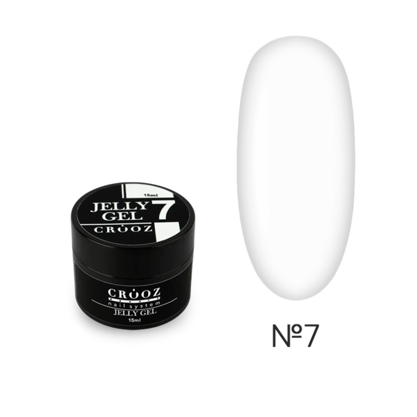 Crooz гель для наращивания Jelly Gel №7 молочный 15 мл: купить