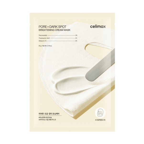 Celimax Тканевая маска кремовая Pore Dark Spot Brightening Cream 20 г
