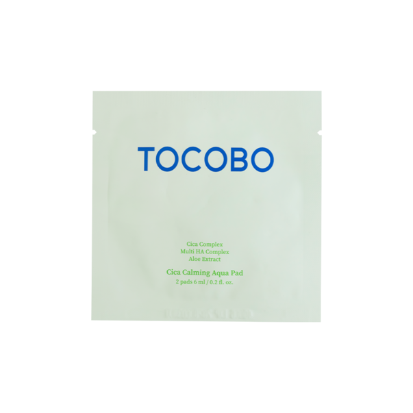 TOCOBO Cica Calming Aqua Pad тонер пэды с центеллой 2 шт