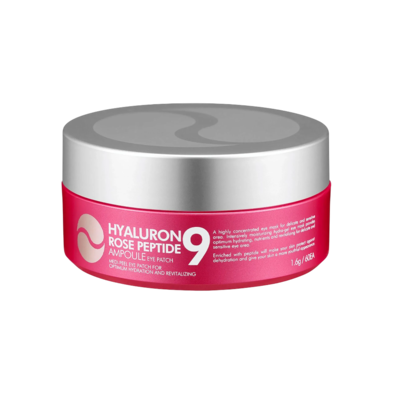 MEDIPEEL Hyaluron Rose Peptide 9 Ampoule Eye Patch з пептидами та трояндою 60 шт