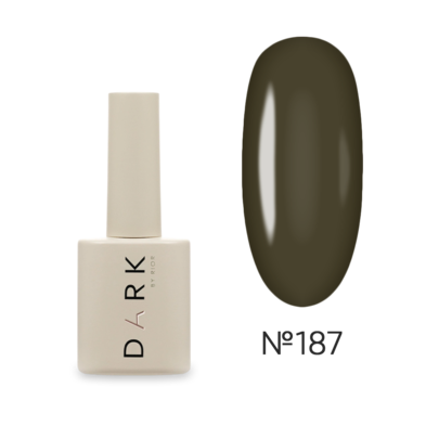Dark Гель лак (new collection) №187 TPO Free оливковий хакі 10 мл
