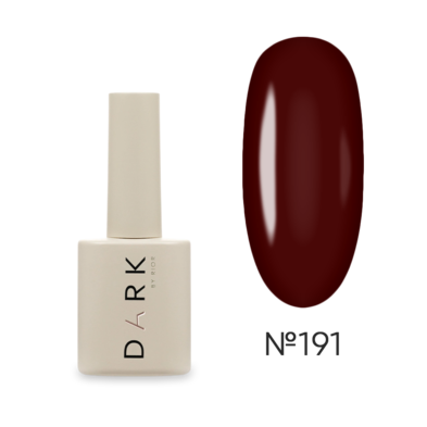 Dark Гель лак (new collection) №191 TPO Free бордово-винний 10 мл