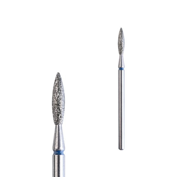 Алмазна фреза безпечне полум'я 023 macrO X AIR зі синьою насічкою