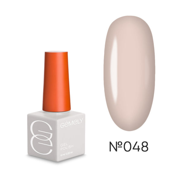 GÉMELY ex GA&MA Гель лак Gel Polish Max Color Latte №048 светлый молочно-бежевый 6 мл