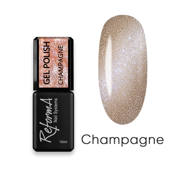 Кошачий глаз гель лак ReformA Cat Eye Champagne 10 мл