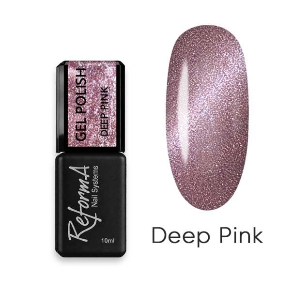 Кошачий глаз гель лак ReformA Cat Eye Deep Pink 10 мл