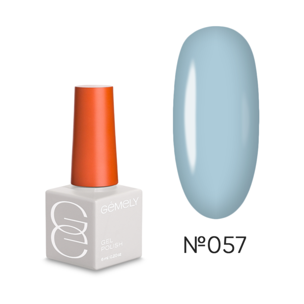 GÉMELY ex GA&MA Гель лак небесно-блакитний Gel Polish Max Color №057 без TPO 6 мл
