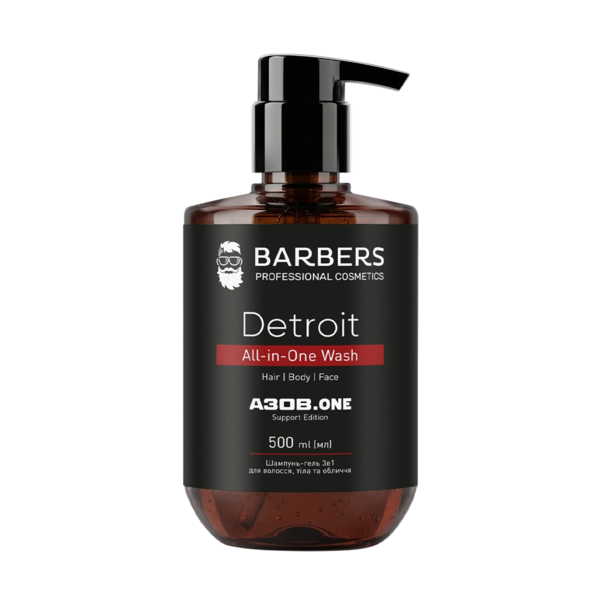 Barbers Шампунь-гель 3в1 Detroit 500 мл