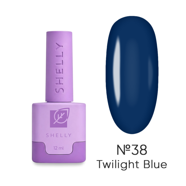 Гель лак Shelly Twilight Blue №38 сутінково-синій 12 мл